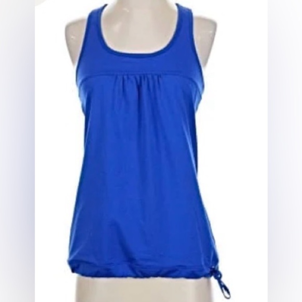 Athleta Tinker Tank Royal Blue Racerback Tank Top/Swim Tankini